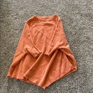 Cozy Lou and Grey sweater poncho